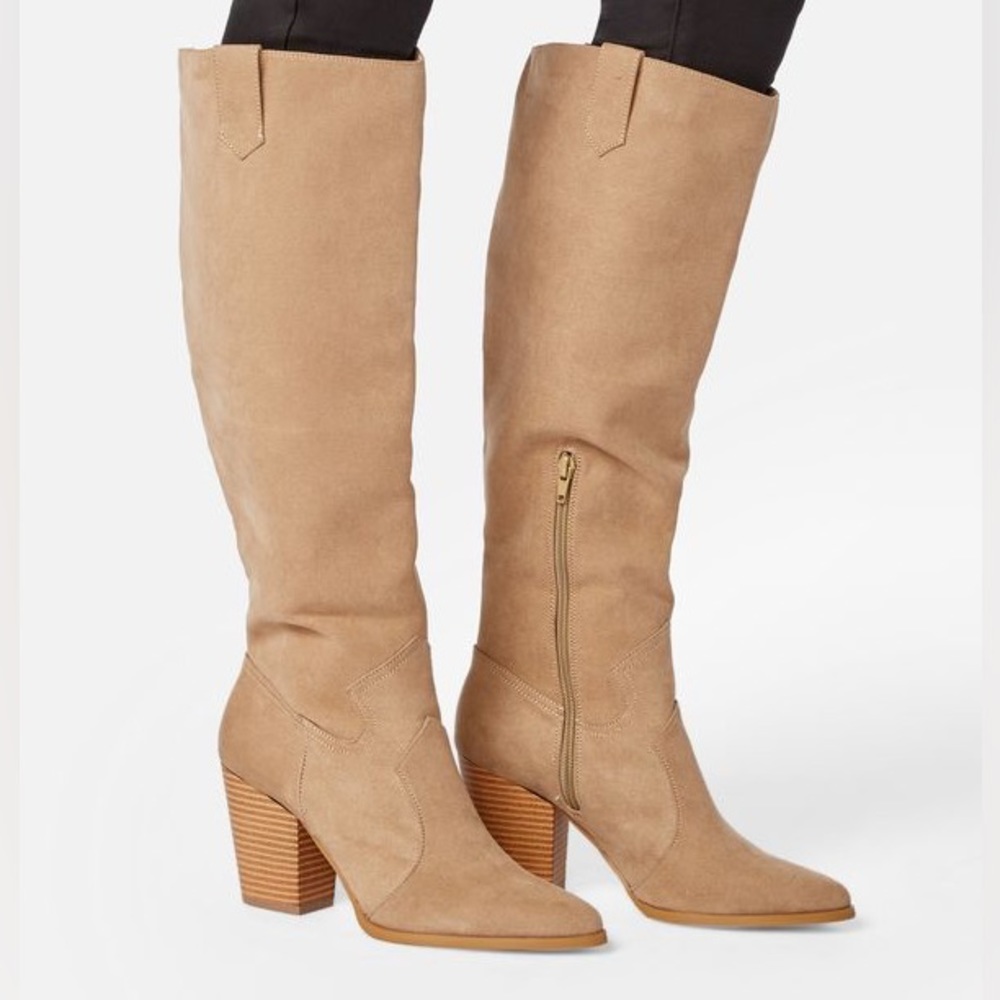 Ropa Western Knee High Boots - JustFab - Size 9